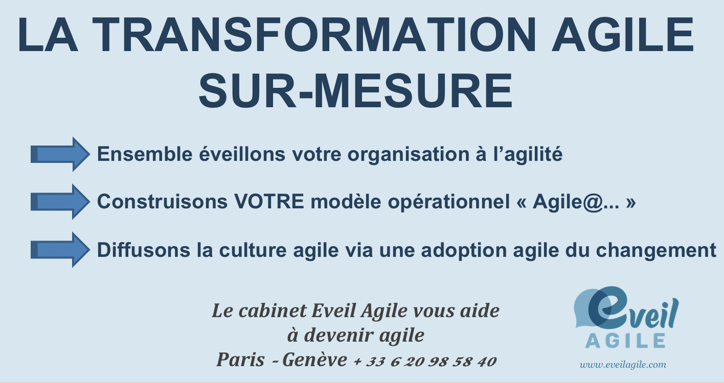 EVEIL AGILE-Transformation agile sur-mesure
